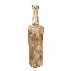Rzeźba Butla z drewna egzotycznego 48cm